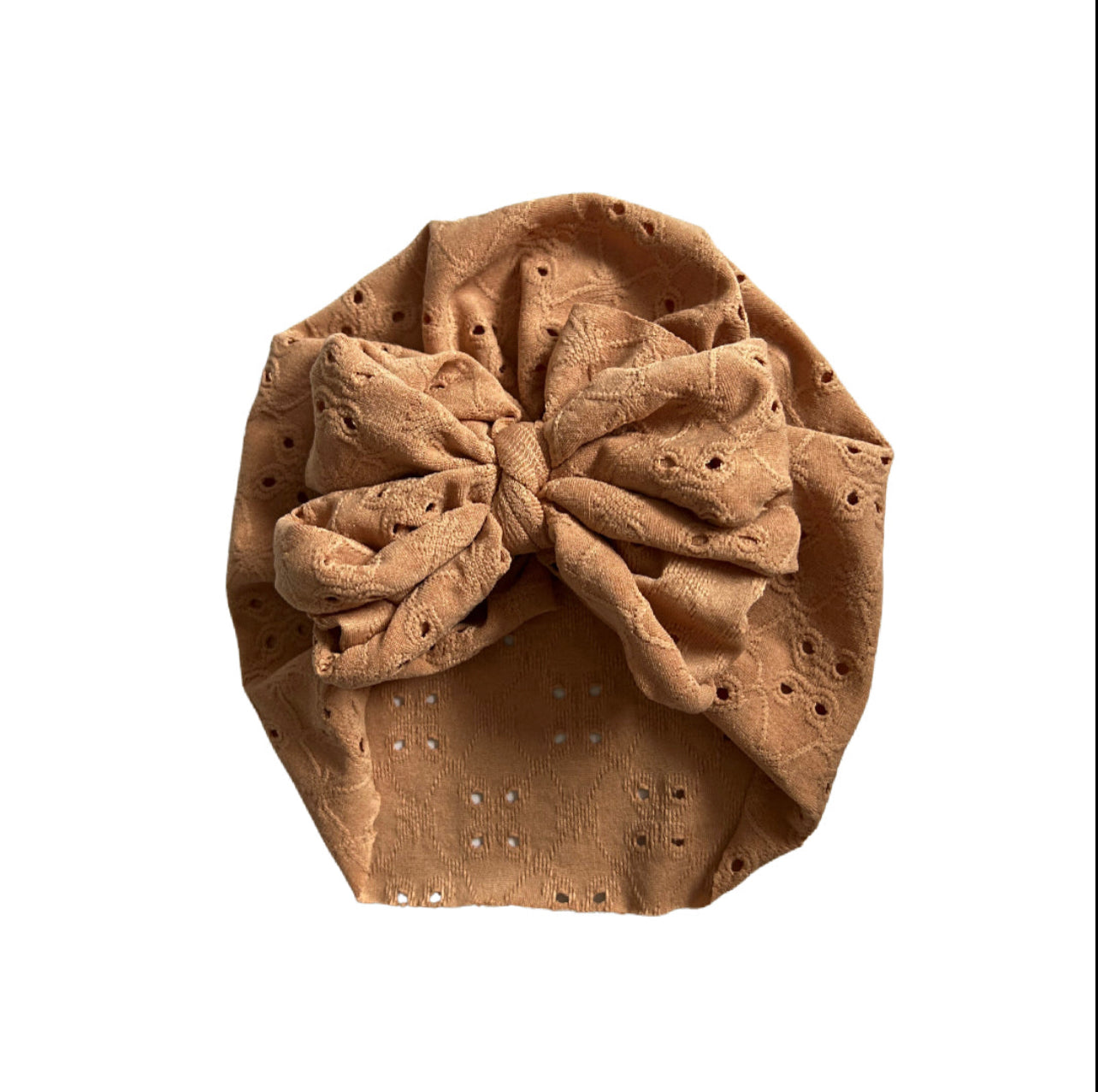 Sale! “Sandy Beaches Eyelet” Messy Bow Headwrap/Turban
